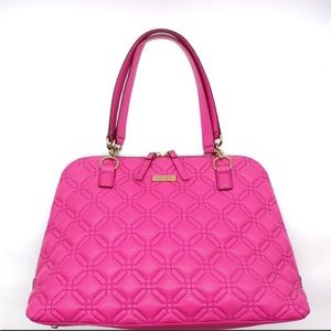 Kate Spade Rachelle Astor Leather Shoulder Bag Tote Baja Rose Pink WKRU2490